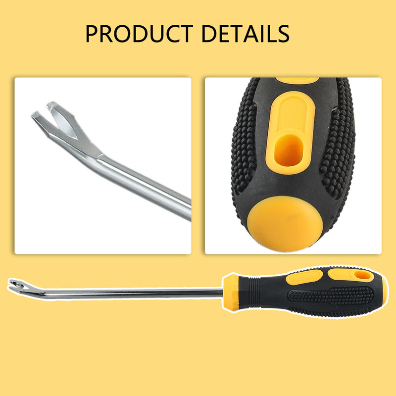 Extractor de uñas, destornillador tipo U V, herramienta de mano para taller, herramientas de reparación del hogar, alta calidad