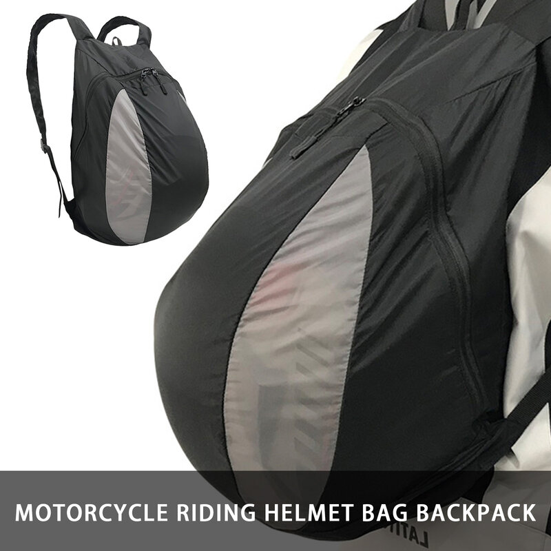28L Motorcycle Backpack Riding Helmet Bag Outdoor Fitness Basketball Sneakers Bag Portable Nylon Backpack Motorcycle Bag