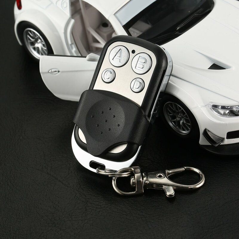 Duplicador de controle remoto para porta de garagem e carro, Portão eletrônico, controle remoto, duplicador de chave, 433MHz, 4CH, 1PC