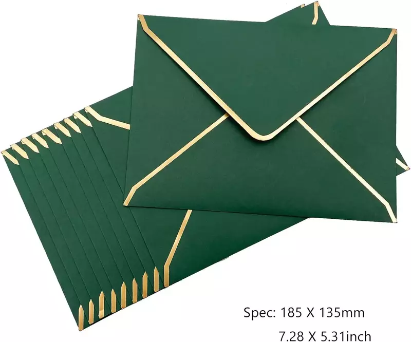 10 Pieces/Pack of Vintage Phnom Penh Western Envelopes Wedding Party Invitation Greeting Cards Gift