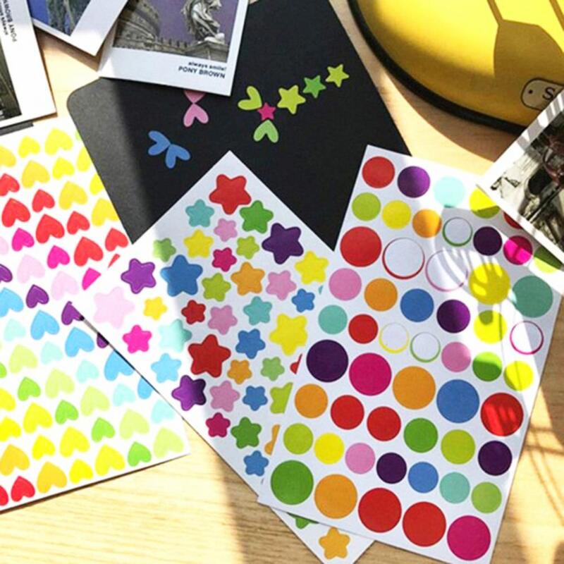 Papierowe naklejki dla dzieci PVC piękne DIY 6 sztuk/zestaw kreatywne okrągłe miękkie zabawki dla dzieci