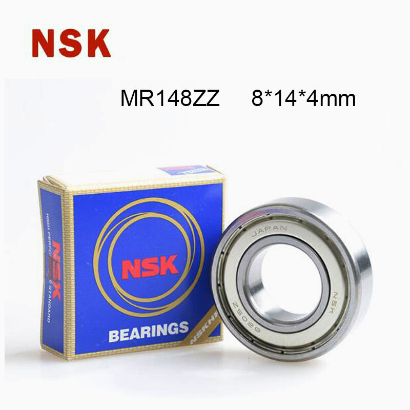 اليابان NSK 6 قطعة MR148ZZ عالية السرعة كرة أخدود عميقة مصغرة محامل صغيرة MR148ZZ MR148-ZZ 8*14*4 مللي متر تحمل الصلب