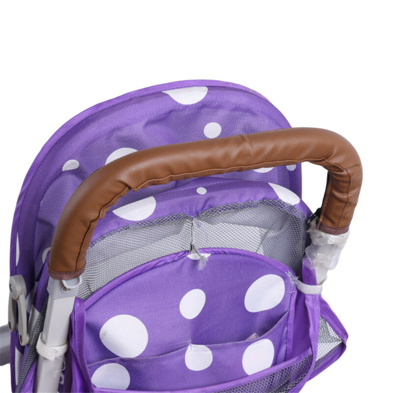 Ruiwjx cubierta de reposabrazos para cochecito de bebé, barra de mango impermeable de cuero PU, agarre protector con cremallera, accesorios para carrito de bebé