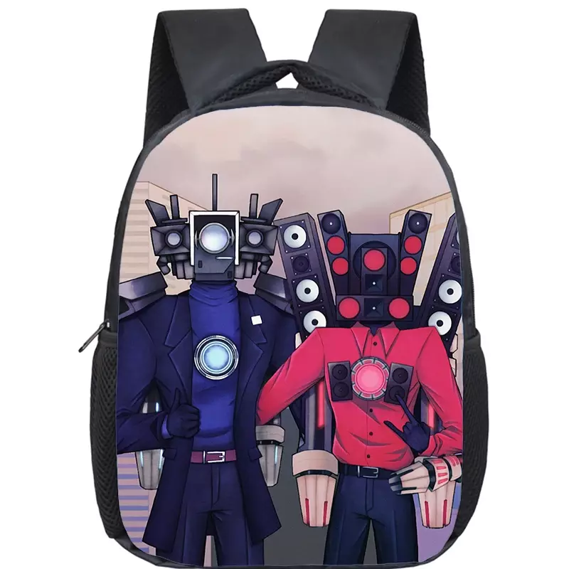 スキッビディ-就学前の子供のための防水3Dプリントバックパック、スパイダーマンスクールバッグ、漫画、幼稚園バッグ、男の子と女の子