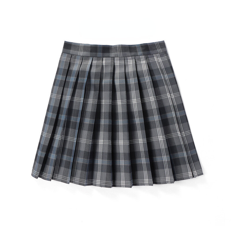 Letnie damskie spódnice plisowana, w kratę z wysokim stanem Mini spódnica do tenisa Harajuku JK japoński mundurek szkolny krótka Mini spódniczka