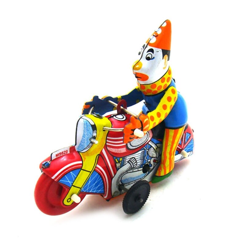 ブリキクラフトおもちゃノスタルジックなゼンマイスペインバイクレトロヴィンテージ装飾品ドロップシップ
