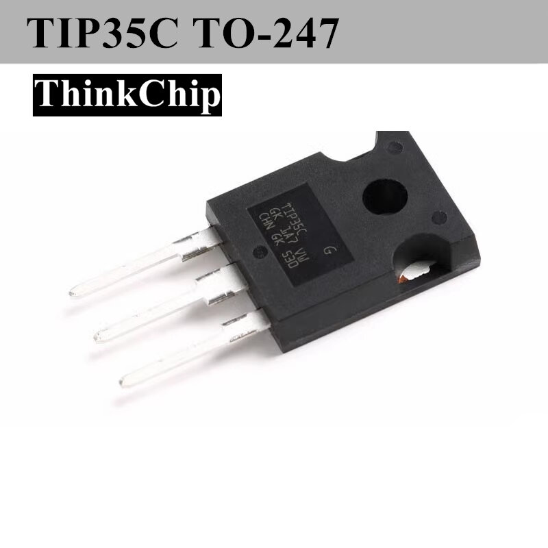 ترانزستور طاقة TIP35C TO-247 NPN ، 100 فولت ، 25A ، جديد ، أصلي ، 10 قطعة
