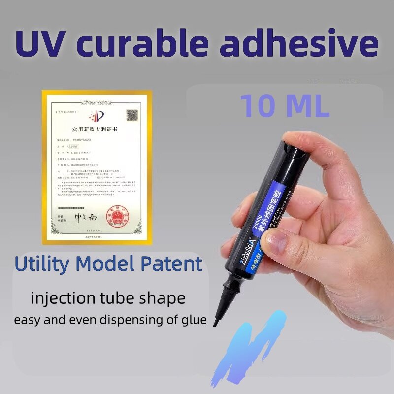 Zhanlida 10ML UV Curable Adhesive Electronic Components Glue Cable Fixation Solder Joint Protection Clear Fixed Circuit Board