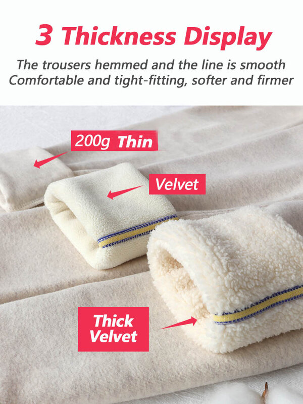 Women's Leggings with Fleece Thick Warm Velvet Cotton Tights Female Legging Pants Winter Skinny Grey Thermal Leggings for Women
