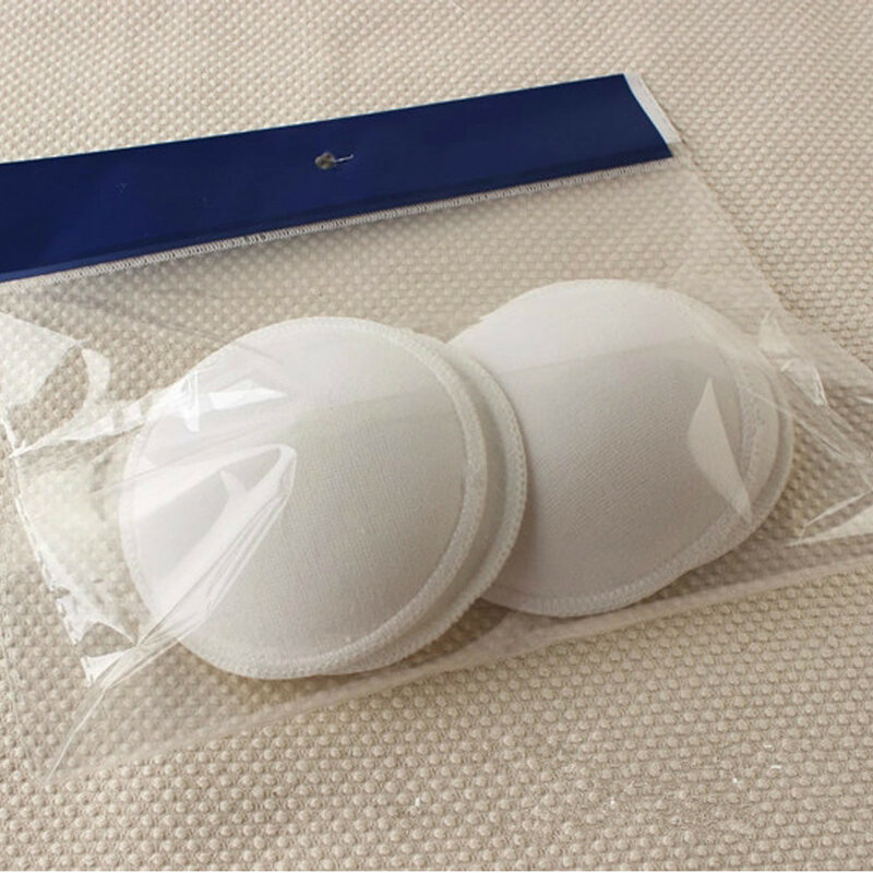 洗える防水竹製乳房パッド,再利用可能な看護パッド,新品,4個