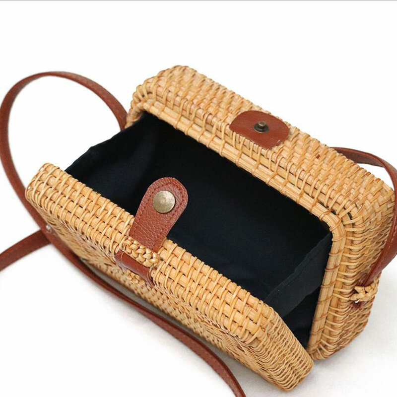 Convenient And Practical Straw Handbag For Essentials Durable Large Capacity Shoulder Bag Straw Bags