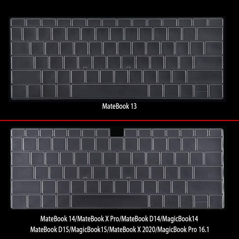 Custodia per Laptop per Huawei MateBook D14/D15/13/14 MateBook X 2020/X Pro 13.9/Honor MagicBook 14/15/Pro 16.1 Cover per tastiera