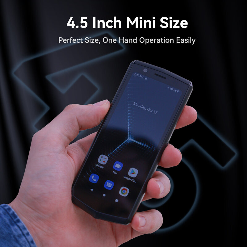 Cubot Pocket 3, 4,5-calowy mini phone, Helio G85, ośmiordzeniowy, NFC, smartphone android 12, 4 GB RAM, 64 GB ROM, 3000 mAh, aparat 20 MP, 4G telefony komórkowe, telefony smartfony GPS, mini smartphone Dual SIM,Galileo