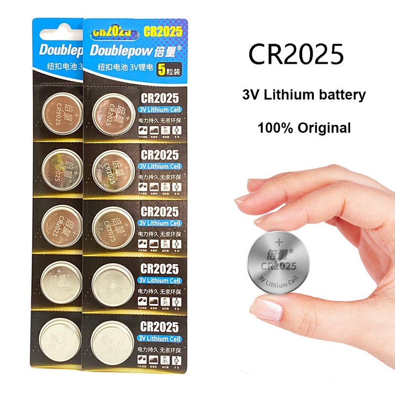10 sztuk 3V CR2025 baterie komórkowe do zegarków zabawki pilot kalkulator bateria telefonu guzik cr2025 bateria moneta