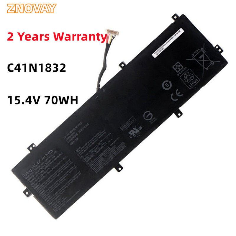 ZNOVAY C41N1832 15.4V 70WH Laptop Battery for ASUS Pro P3540FA P3540FB PX574FB PX574F Series Notebook