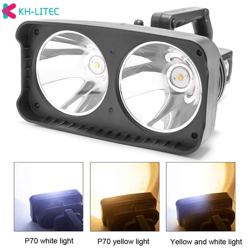 Reflector de linterna LED portátil superbrillante, lámpara P50, soporte montable de cuentas, adecuado para expediciones, etc.