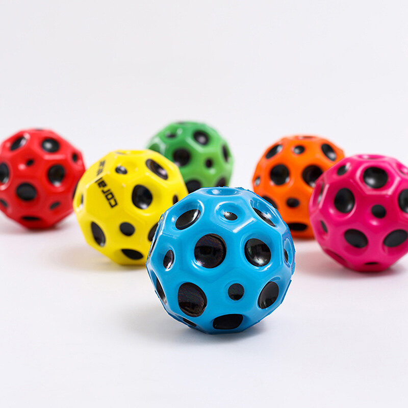 Anti-Gravity Stress Rubber Bounce Ball, Bola saltitante extremamente alta, PU brinquedos esportivos para crianças, jogos internos e ao ar livre, 66mm