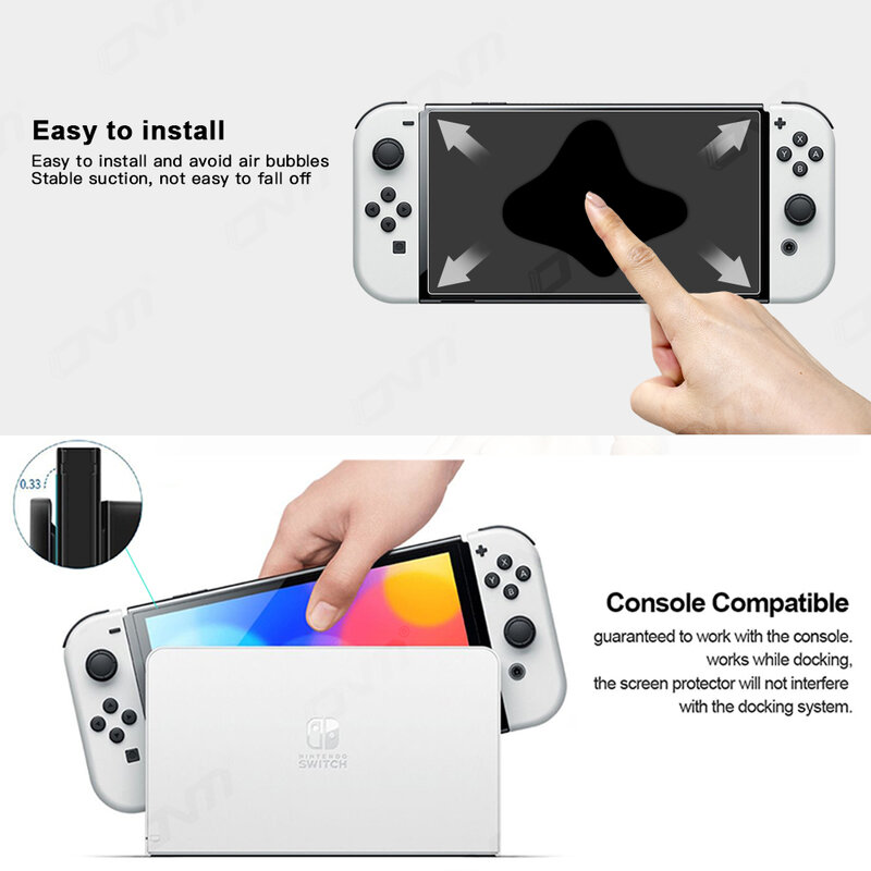 1-3Pack Protective Tempered Glass for Nintend Switch OLED Screen Protective Film for Nintendos Switch Lite NS Glass Accessories