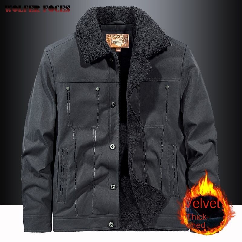 Jaket untuk pria Bomber mantel panjang Vintage bertudung pria Varsity musim dingin pria kaus keringat dingin kardigan Pria mantel ringan