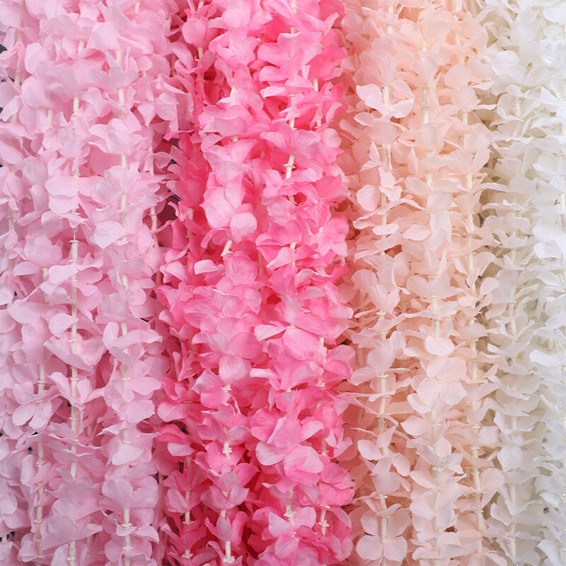 20PCS 100-200CM glicine di seta artificiale fiore appeso Rattan sposa fiori ghirlanda per la decorazione domestica giardino decorazione di cerimonia nuziale