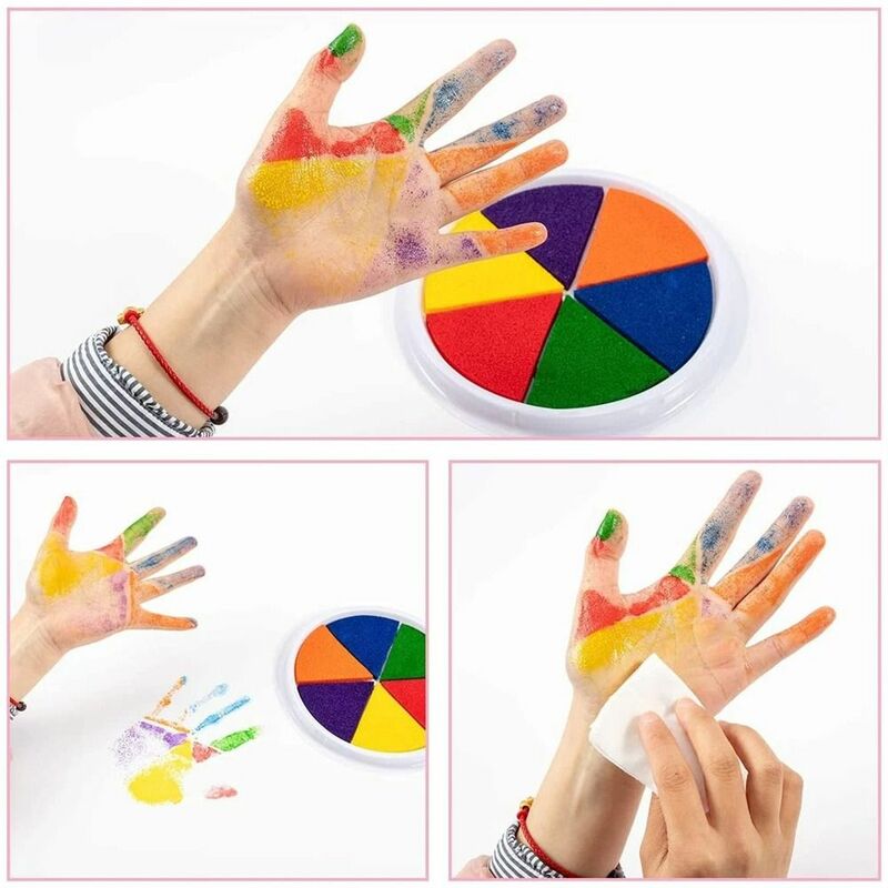 Supplies Creative Non-toxic Graffiti Washable for Child Finger Painting Inkpad DIY Finger Painting Paint Ink Pad Printing Mud