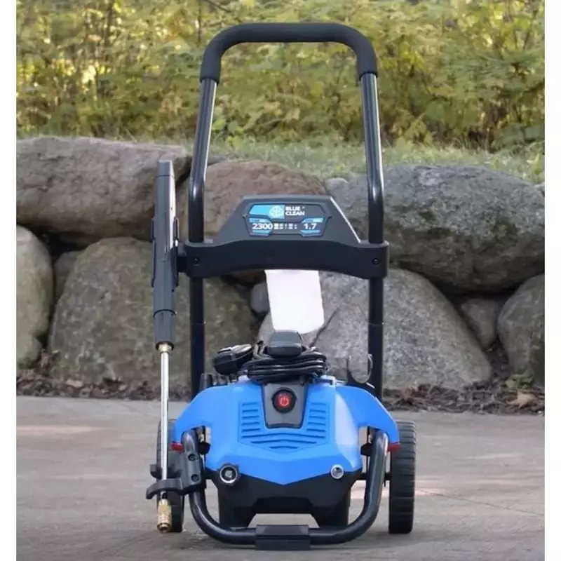 Electric Pressure Washer 2300 PSI 1.7 GPM 13 Amps Quick Connect Accessories2 in 1 Detachable Cart, on Board Storage Portable