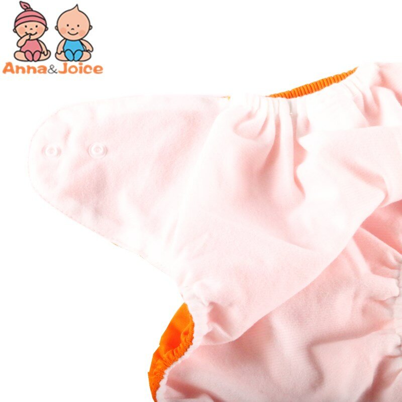 Popok bayi dapat dicuci popok dapat digunakan kembali Grid/celana latihan katun popok kain musim dingin bayi