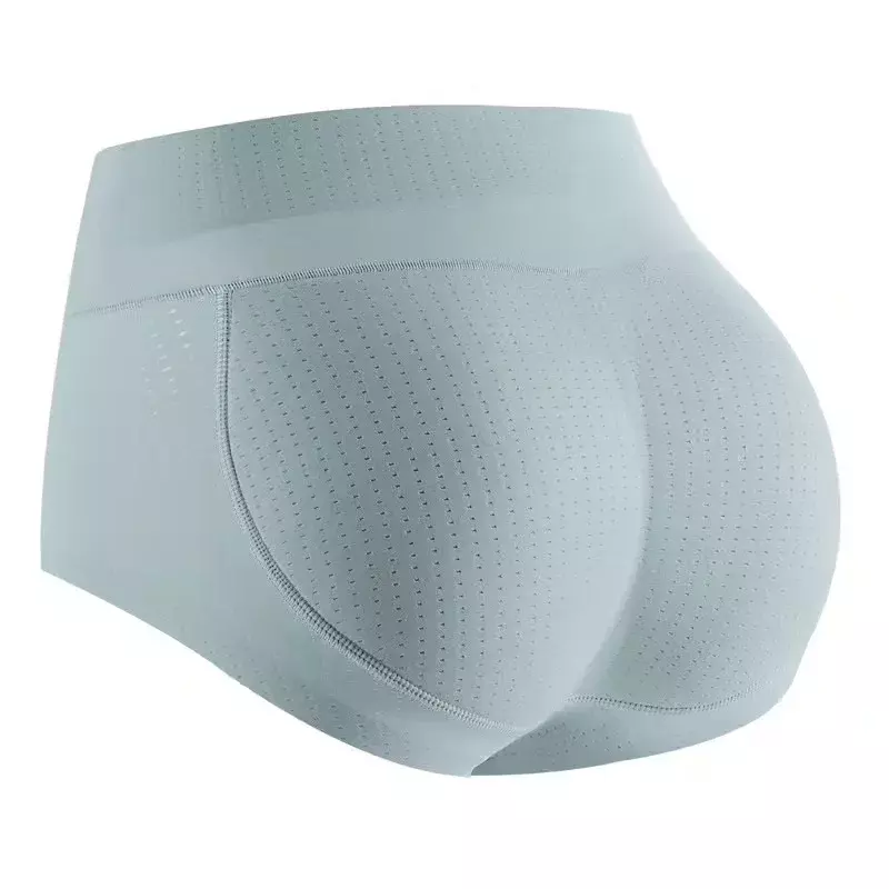 Women's Padded Underwear Mid Waisted Buttocks Sexy Sunderpants Large Lifting Raised Buttocks Briefs Bottom Panties Fake Buttocks