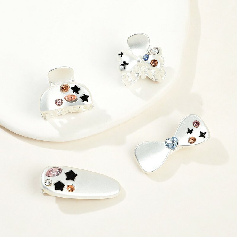 New All-match Stars Are Shaped Like Metal Small Size Mini Hairpin Hair Clip Barrettes for Women Girl Hair Accessorie Headwear