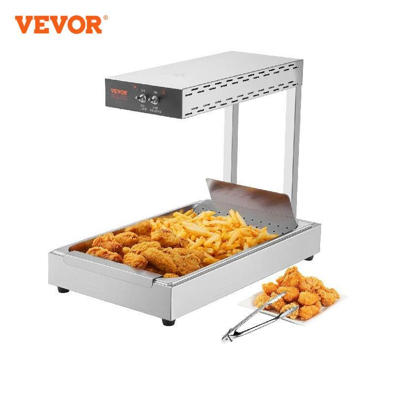 VEVOR-جهاز تدفئة الطعام التجاري لمطعم البوفيه الرقاقة ، مصباح كونترتوب ، مقلي فرنسي ، من من من من من من من من من من نوع wing ، من من من نوع ww