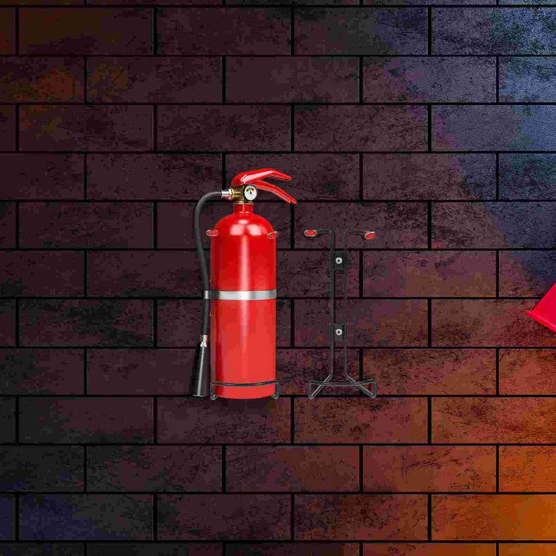Fire Extinguisher Wall Mounted Bracket Metal Hanging Rack Fire Extinguisher Wall Hanger