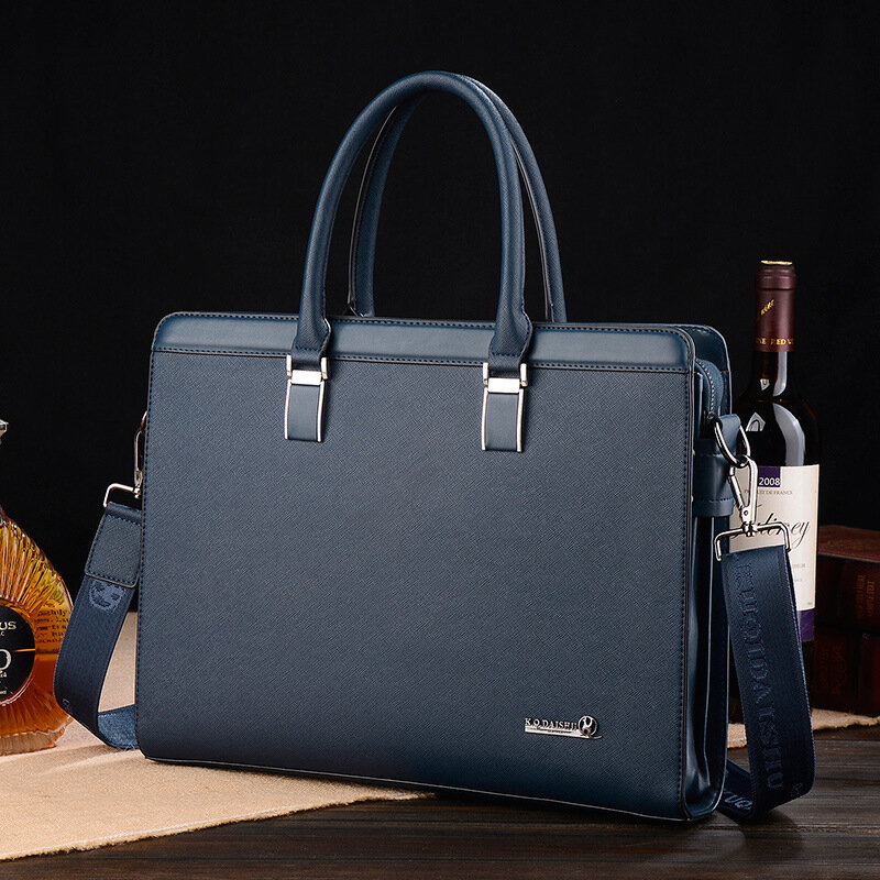 Мужской портфель для деловых людей, сумка через плечо для офиса известного бренда, сумка-мессенджер через плечо A4, чемодан