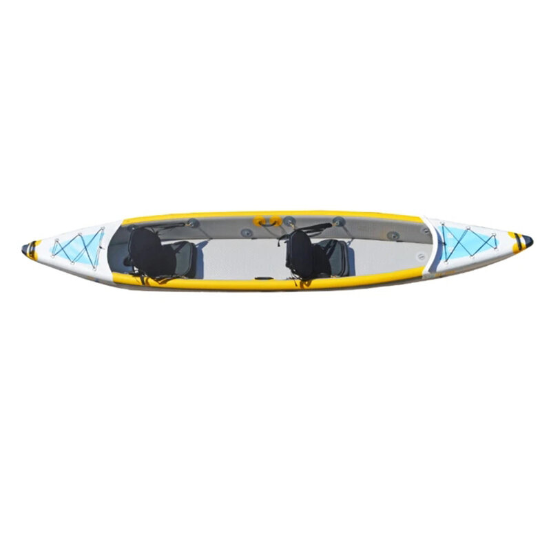 485x80cm Double 2 Person Inflatable Canoekayak Fishing Drop Stitch Kayak For Sale