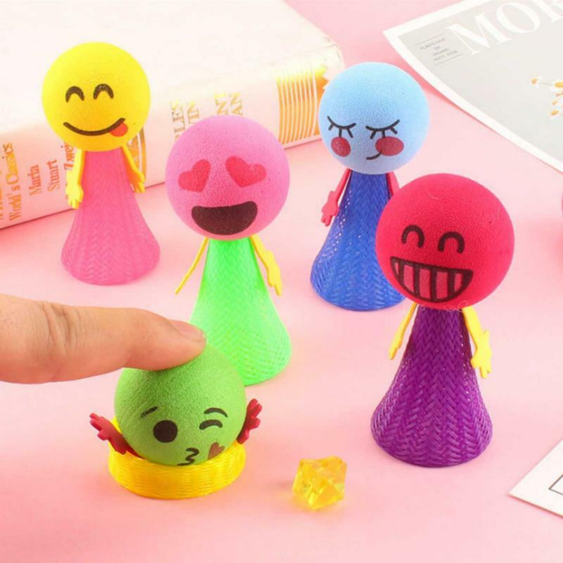 10PCS Jumping Doll Kids Party Toys Party Favors Goodie Bag Piniata Fillers Novelty Sensory Toy Gift Toys Boy Girl Fun Games