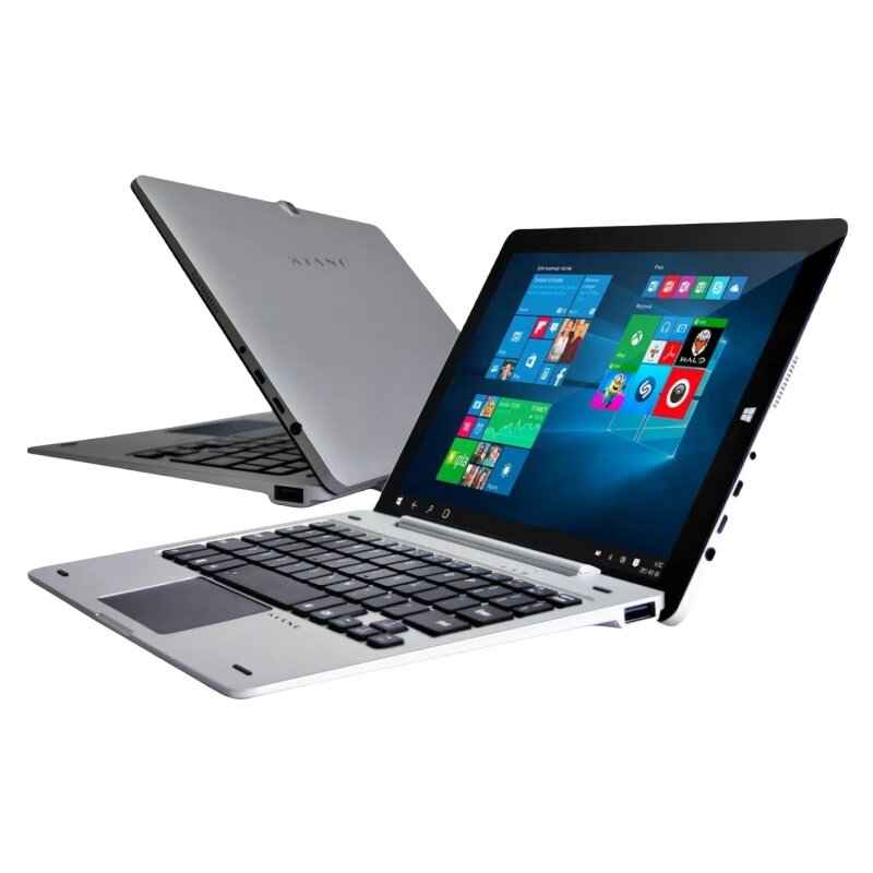 Tableta 2 en 1 con teclado de 10,1 pulgadas, Tablet con 2GB de RAM, 32GB de ROM, 32 bits, Windows 10, Z8350, Compatible con HDMI, cámara Dual