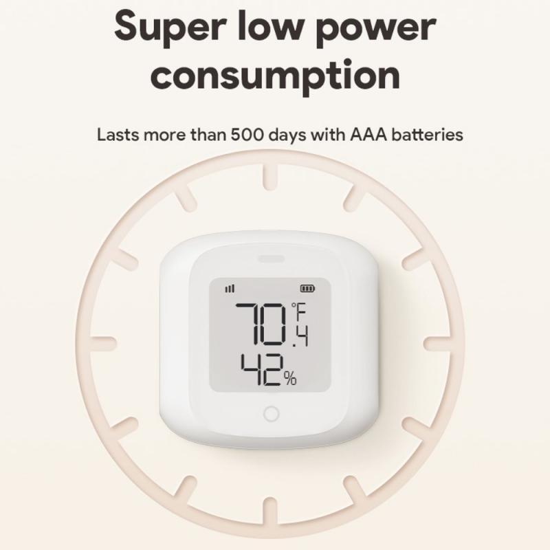 Умный термометр Tuya Wi-Fi Zigbee, комнатный гигрометр с ЖК-дисплеем и поддержкой Alexa и Google Home