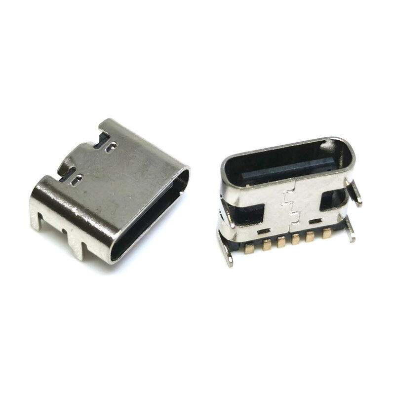 6-poliger SMT-Buchsen stecker Micro-USB-Typ C 3.0-Buchse SMD-Dip für PCB-Design DIY-Hochs trom ladung
