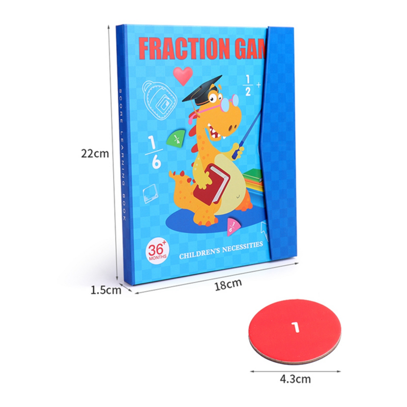 หนังสือเศษของเล่นเพื่อการเรียนรู้ทางคณิตศาสตร์สำหรับเด็กชุดของเล่นเพื่อการเรียนรู้ทางคณิตศาสตร์