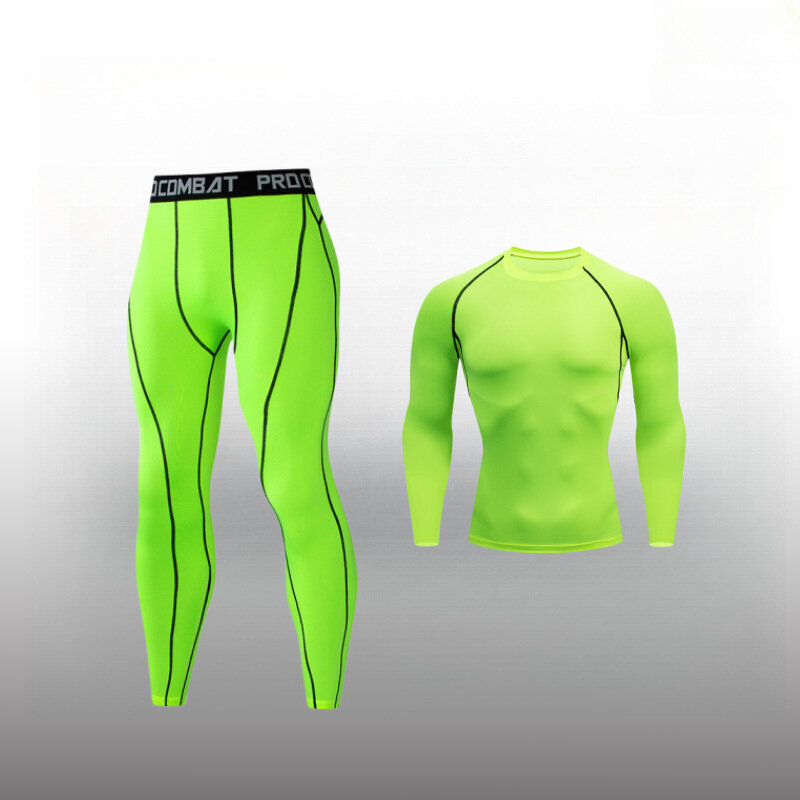 Conjunto de ropa deportiva para hombre, chándal de 2 o 3 piezas con camiseta de manga larga y pantalones, color sólido, 7 colores, S-3XL