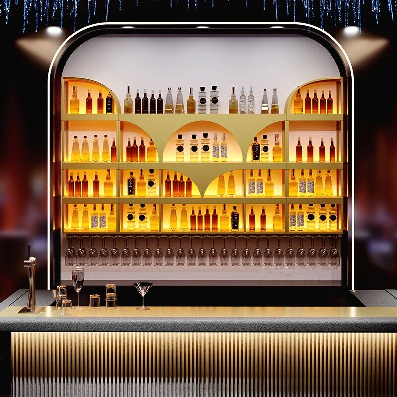 Szafka restauracja/Bar narożna koktajl w formie bufetu komercyjne szafki na wino wystawiają alkohol