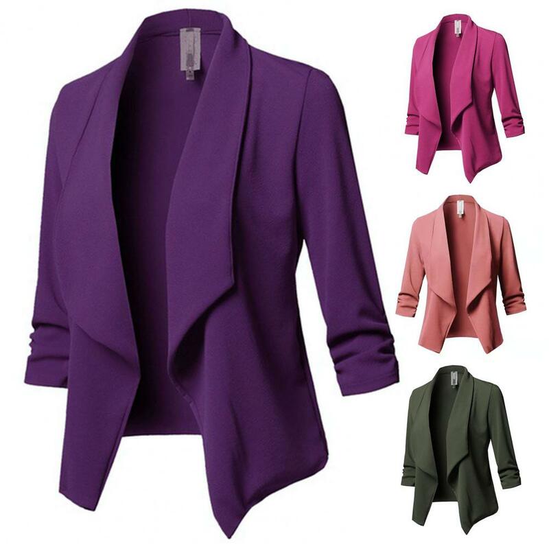 Women's Blazer 2023 Long Sleeve Blazers Jackets Coat Slim Office Lady Jacket OL Style Business Coat Women Suit Jacket Cardigan