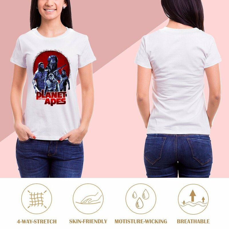 T-shirt Going Apes pour femmes, chemisier drôle surdimensionné, t-shirts courts