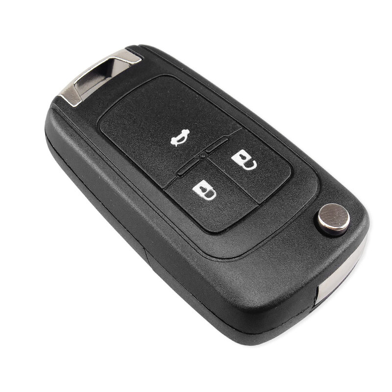 KEYYOU-Funda de llave remota plegable con tapa, 2, 3, 4 y 5 botones, hoja sin cortar, para Opel, Vauxhall, Corsa, Astra, Vectra, Zafira, Omega, HU100