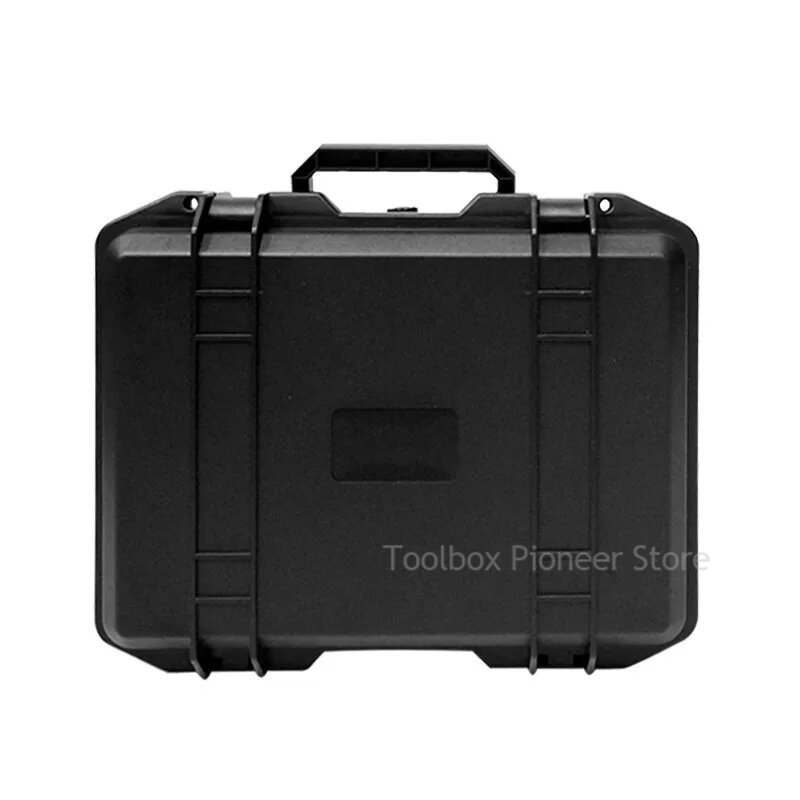 Caixa de ferramentas plástica impermeável ABS, Hard Carry Case, Caixa de ferramentas com esponja, Storage Box Organizer, Pelican Case, Grande