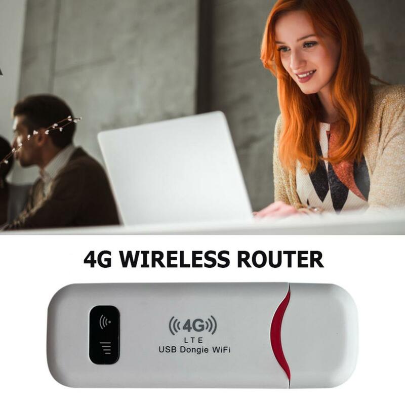 4G LTE Router bezprzewodowy klucz USB 150Mbps Modem Stick mobilna łączność szerokopasmowa Sim bezprzewodowy Adapter do karty 4G karty Router Home Office