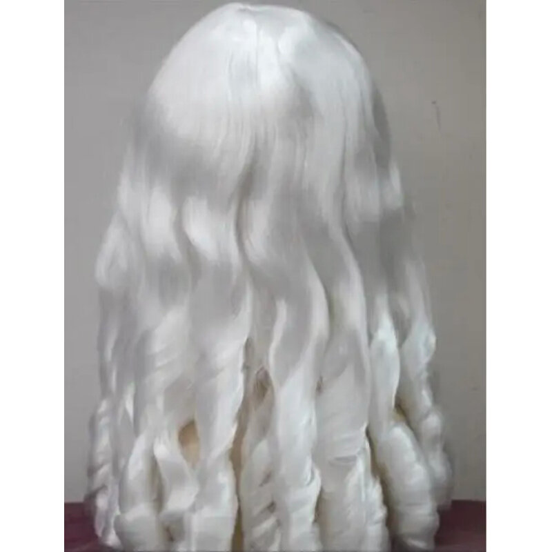 Peruka srebrno-biały Świętego mikołaja zestaw do pielęgnacji brody przebranie peruka do cosplay hivision