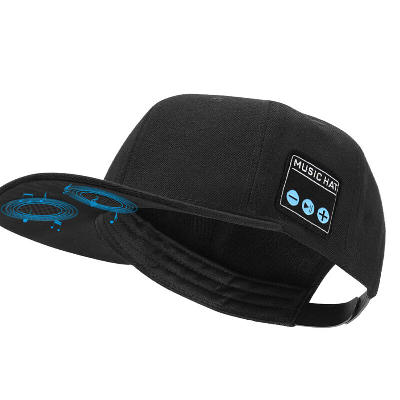Новинка 2023, музыкальная шапка с Bluetooth и перекрестными границами, креативная уличная шапка для прослушивания музыки, бейсбольная шапка со звуком