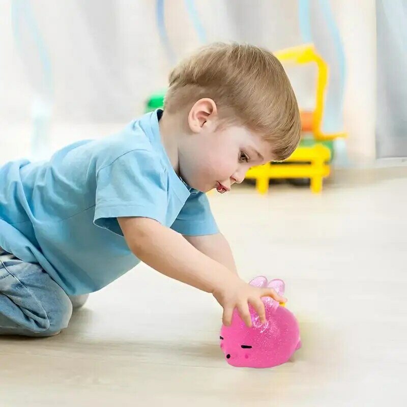 Мультяшные животные узор сжимаемая антистрессовая игрушка фиджет игрушки сенсорная кукла снятие стресса игрушка фигурка дети мальчики девочки подарки на день рождения