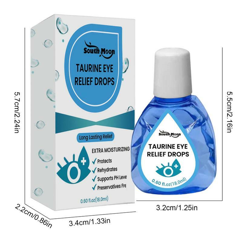 Gotas lubricantes para los ojos, productos para el cuidado de los ojos, fatiga, ojos secos, visión borrosa, 18ml