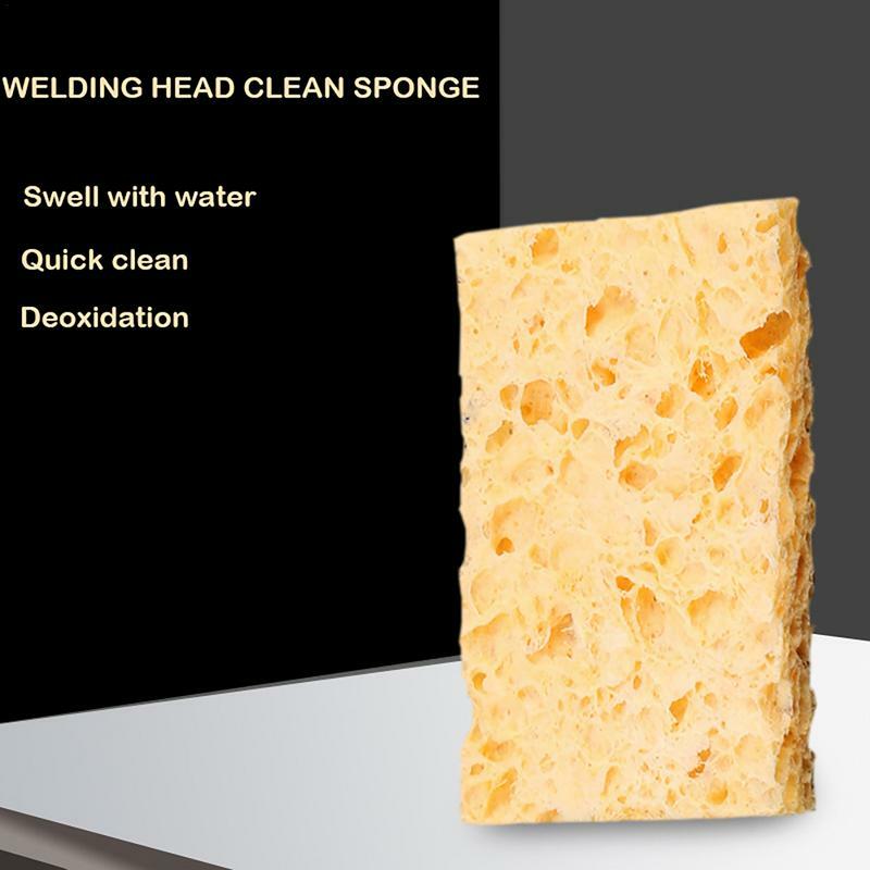 Soldering Iron Cleaning Sponge High Temperature Resistant Sponges Welding Accessories for Cleaning Soldering Irons and Tip